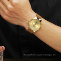 WWOOR 8016 Quartz Watch Men Watches Gold Casual Business Wristwatch Thin Relogio Masculino Minimalist Calendar Factory